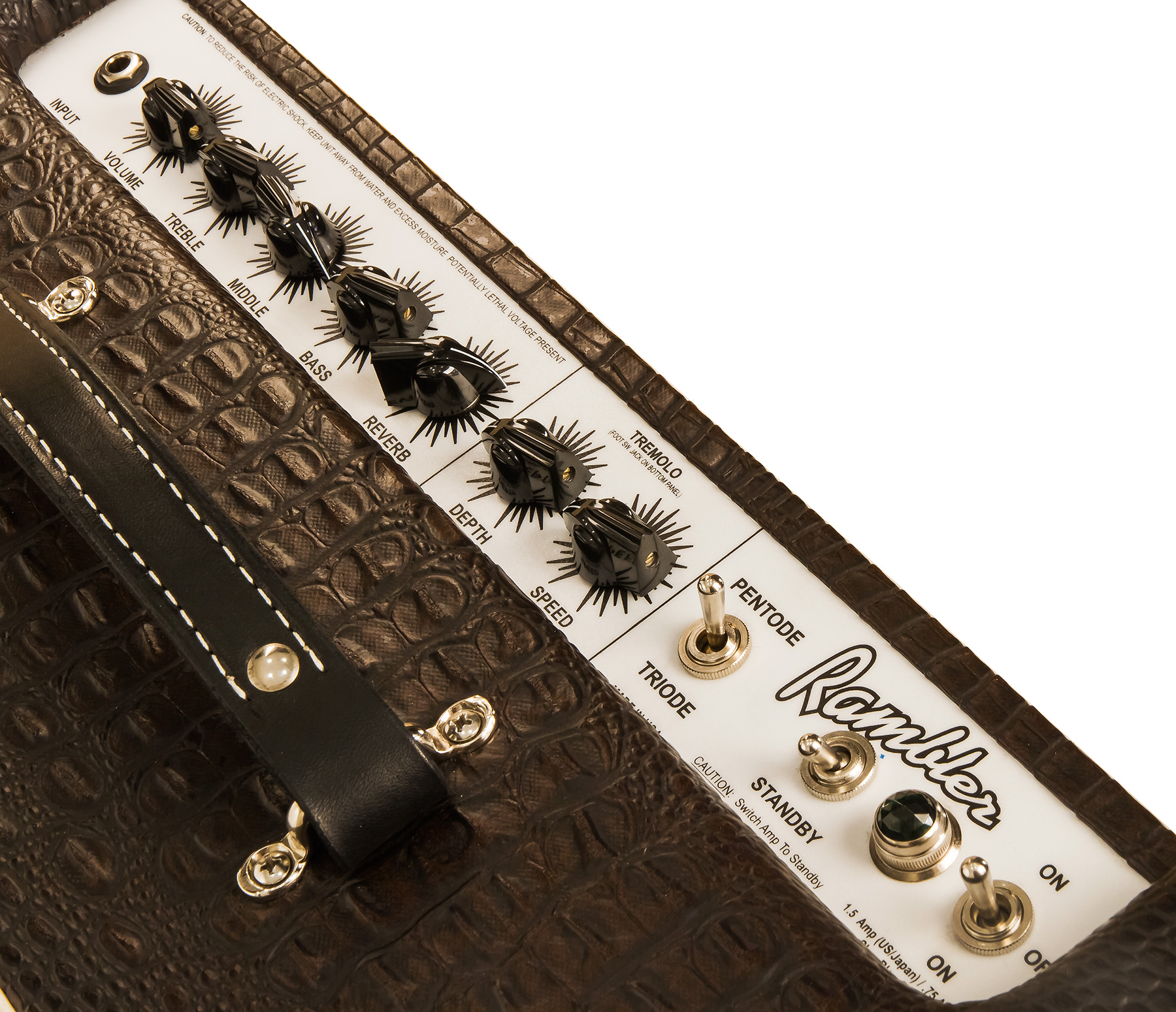 Carr Amplifiers Rambler 1-12 Combo 1x12 13/26w Brown Gator - Combo voor elektrische gitaar - Variation 2