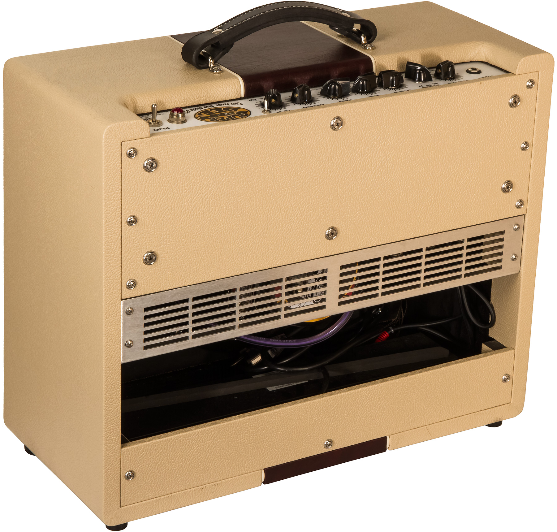 Carr Amplifiers Super Bee 1-12 Combo 10w 1x12 Cream/wine - Combo voor elektrische gitaar - Variation 1