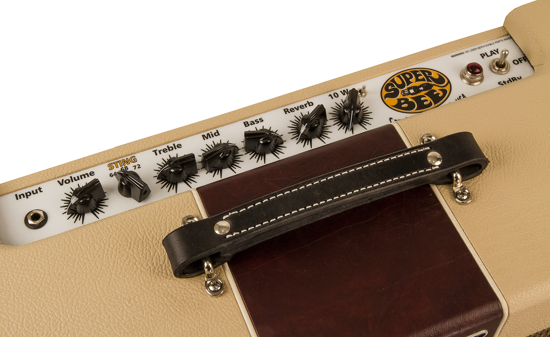 Carr Amplifiers Super Bee 1-12 Combo 10w 1x12 Cream/wine - Combo voor elektrische gitaar - Variation 2