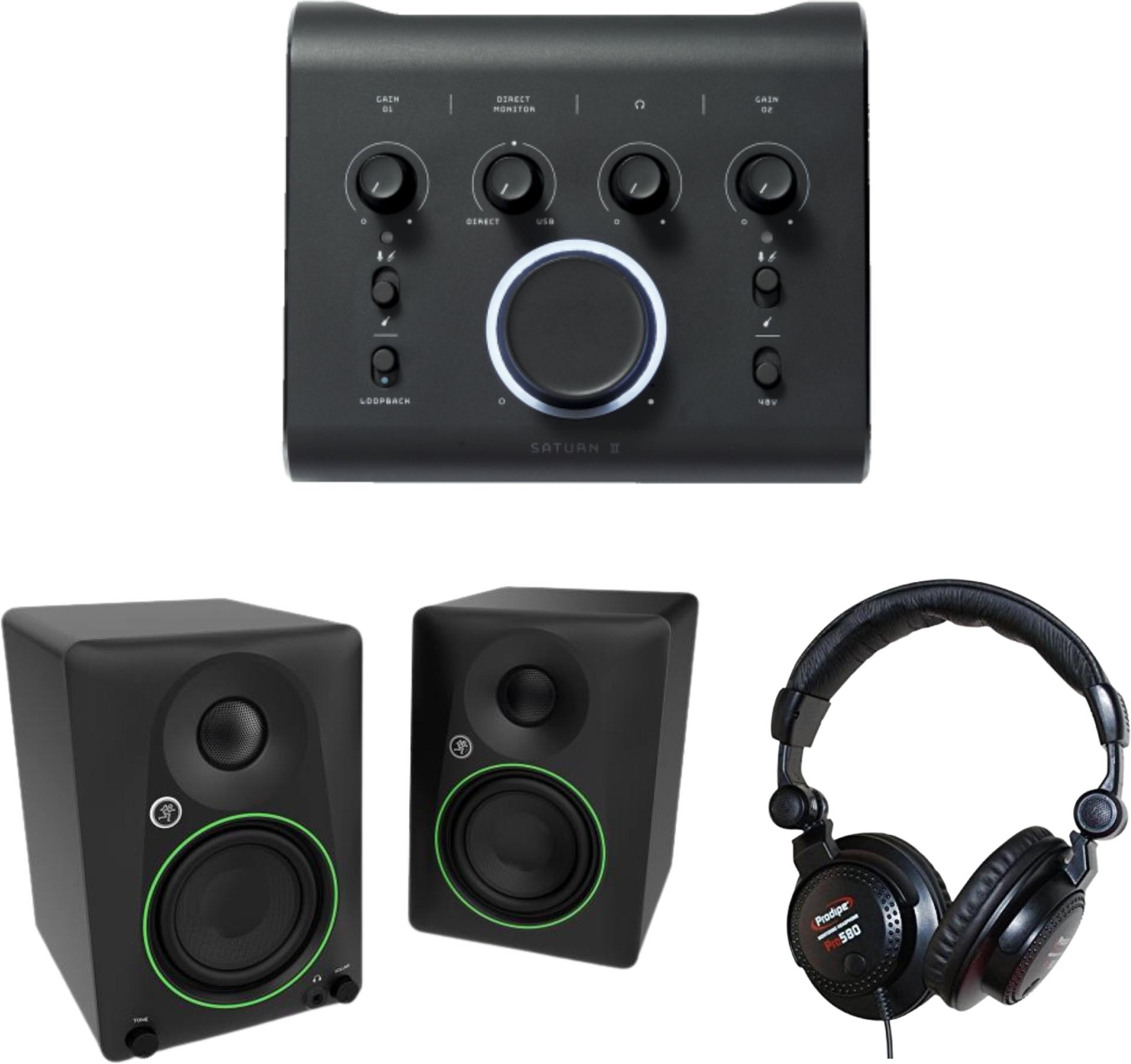 Carver Pro Saturn Ii + Casque Studio + Paire D'enceinte - USB audio-interface - Main picture