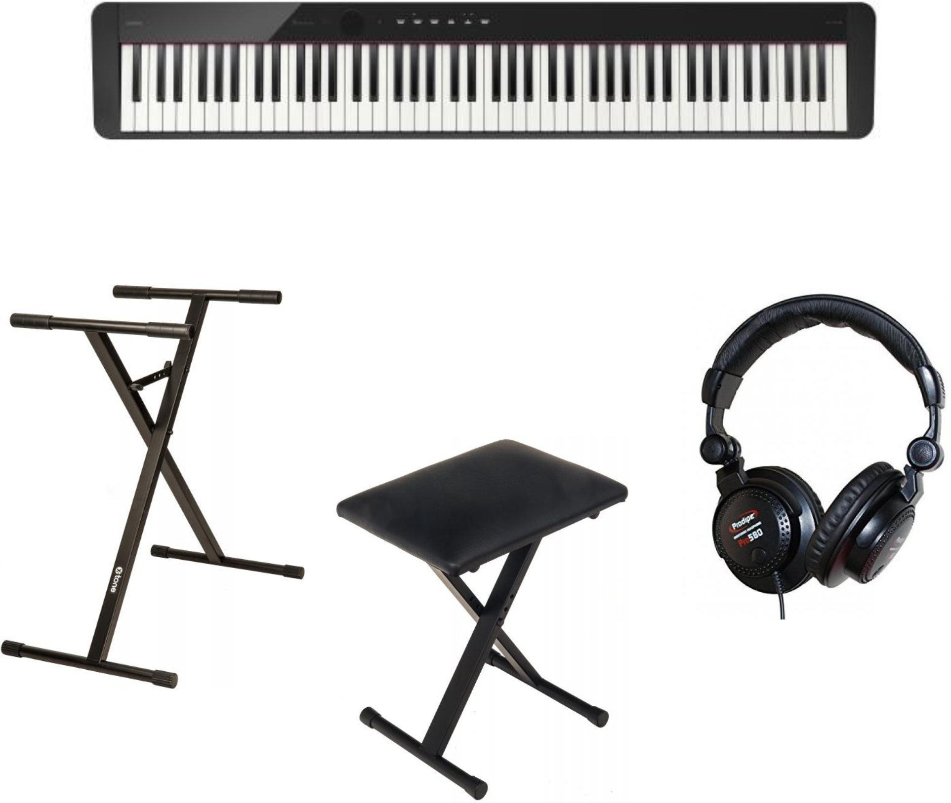 Casio Px-s1100 Noir + Stand + Banquette + Casque - Noir - Draagbaar digitale piano - Main picture