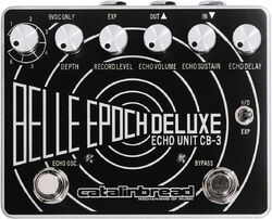 Reverb/delay/echo effect pedaal Catalinbread Belle Epoch Deluxe Black & Silver