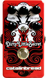 Overdrive/distortion/fuzz effectpedaal Catalinbread Dirty Little Secret Red