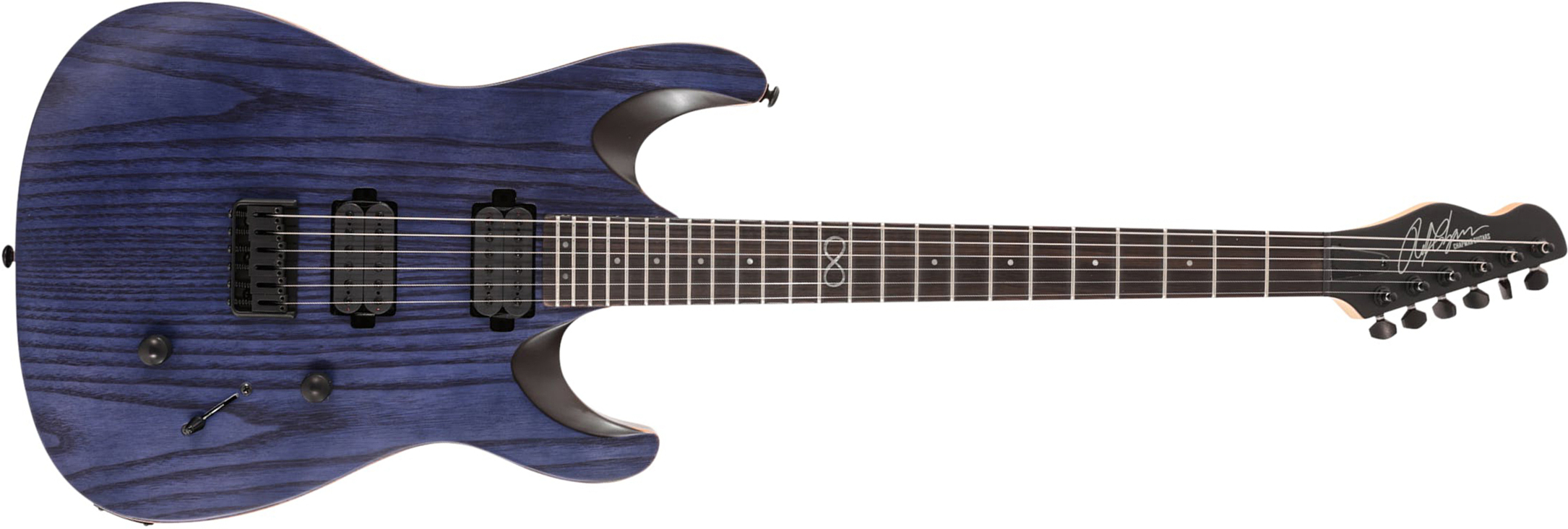 Chapman Guitars Ml1 Modern 2022 Standard 2h Ht Eb - Deep Blue Satin - Elektrische gitaar in Str-vorm - Main picture
