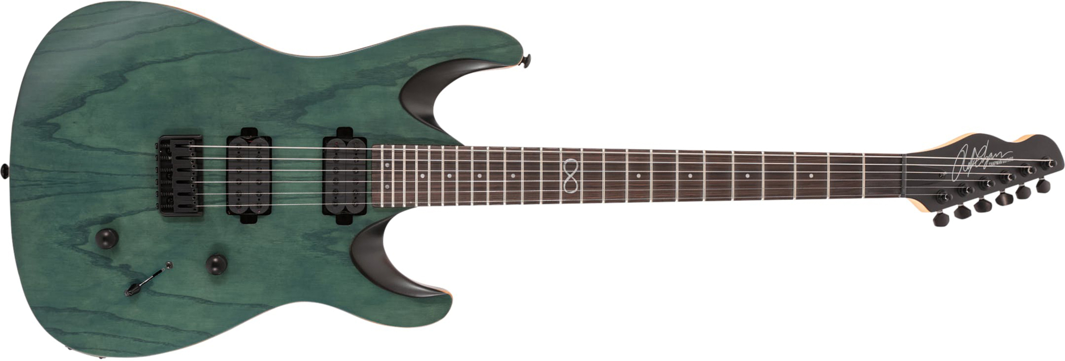 Chapman Guitars Ml1 Modern 2022 Standard 2h Ht Eb - Sage Green Satin - Elektrische gitaar in Str-vorm - Main picture