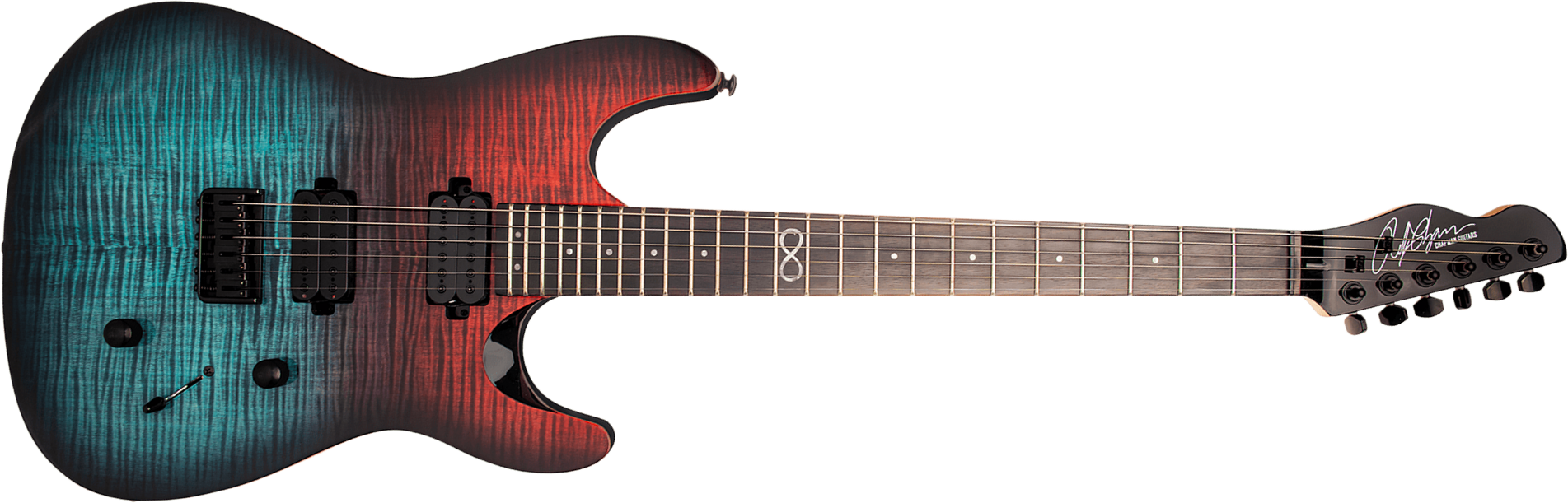 Chapman Guitars Ml1 Modern Standard V2 Hh Ht Eb - Red Sea - Guitarra eléctrica de doble corte. - Main picture