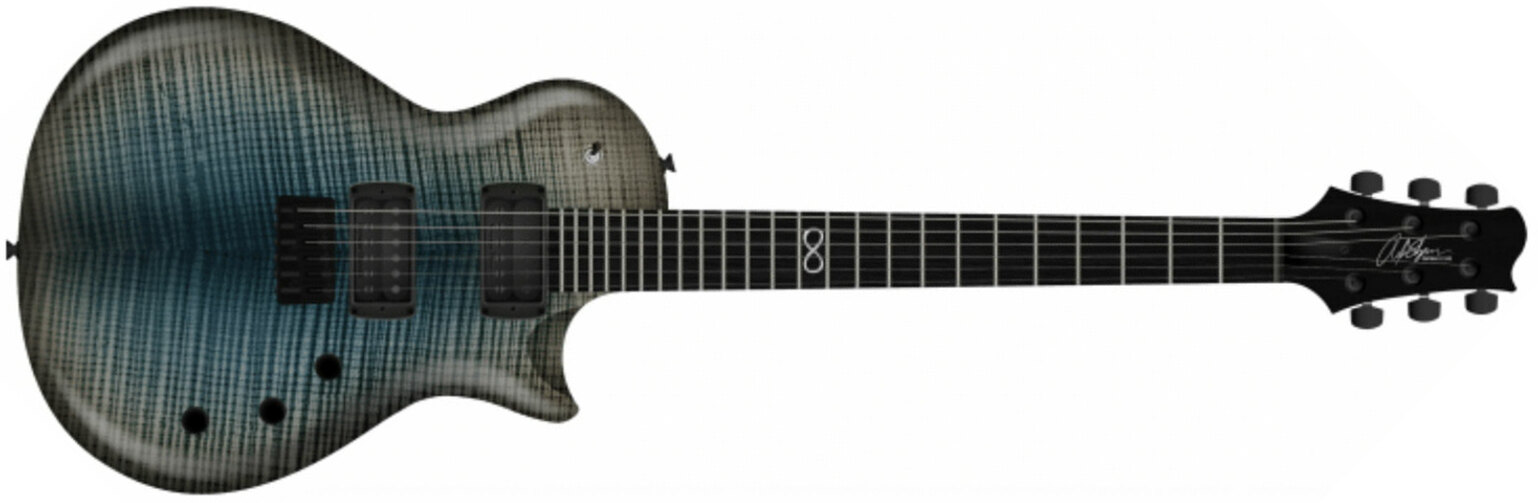 Chapman Guitars Ml2 Pro Modern Hh Seymour Duncan Ht Eb - Azure Blue - Enkel gesneden elektrische gitaar - Main picture