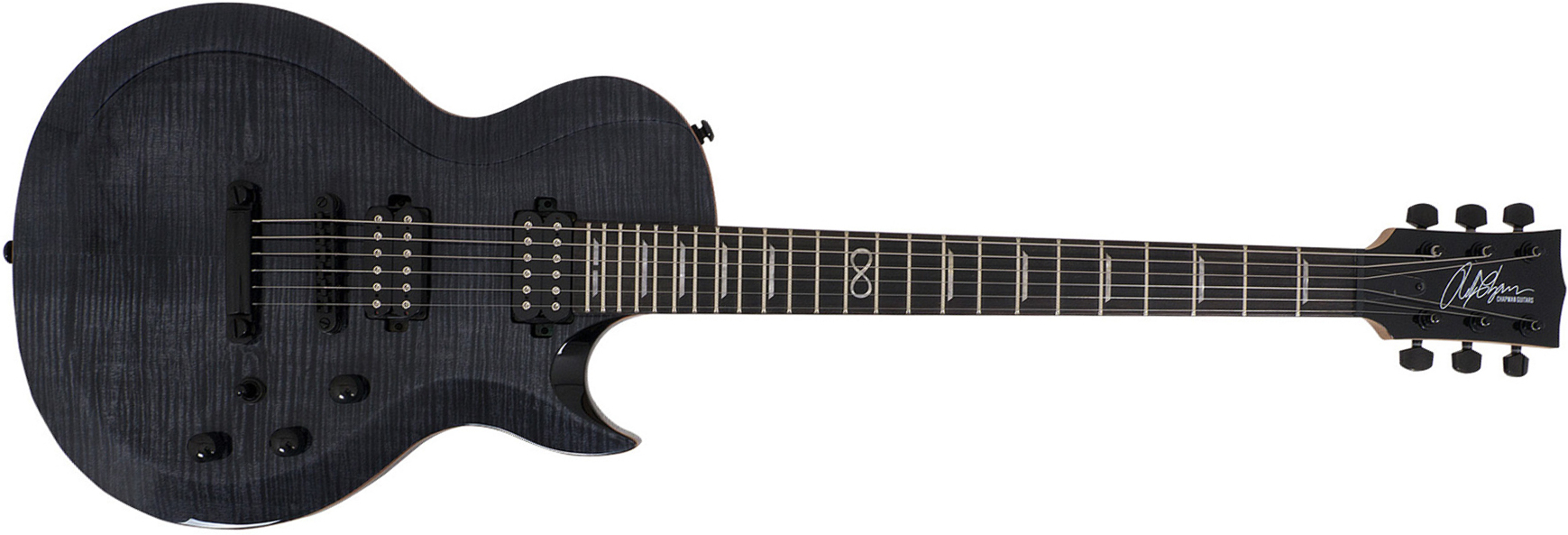 Chapman Guitars Ml2 Standard Modern V2 Hh Ht Eb - Lunar - Enkel gesneden elektrische gitaar - Main picture