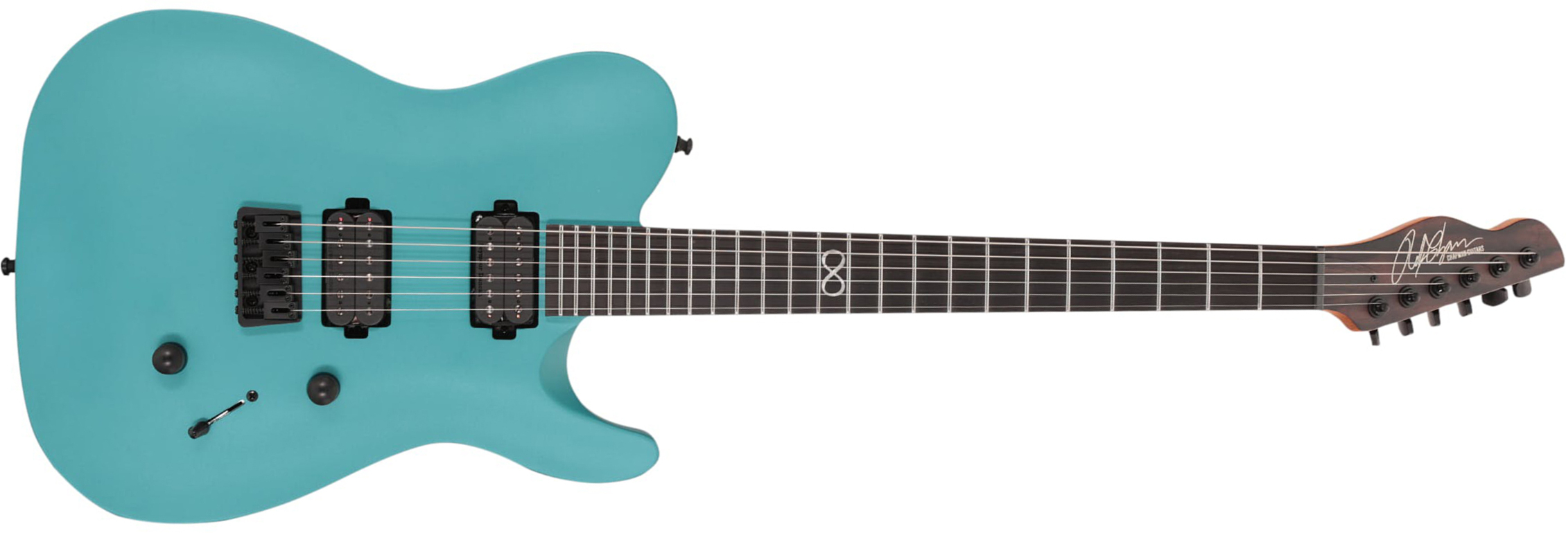 Chapman Guitars Ml3 Modern Pro 2h Seymour Duncan  Ht Eb - Liquid Teal Metallic Satin - Televorm elektrische gitaar - Main picture