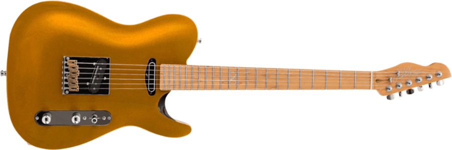 Chapman Guitars Ml3 Traditional Pro 2s Seymour Duncan Ht Mn - Gold Metallic - Televorm elektrische gitaar - Main picture