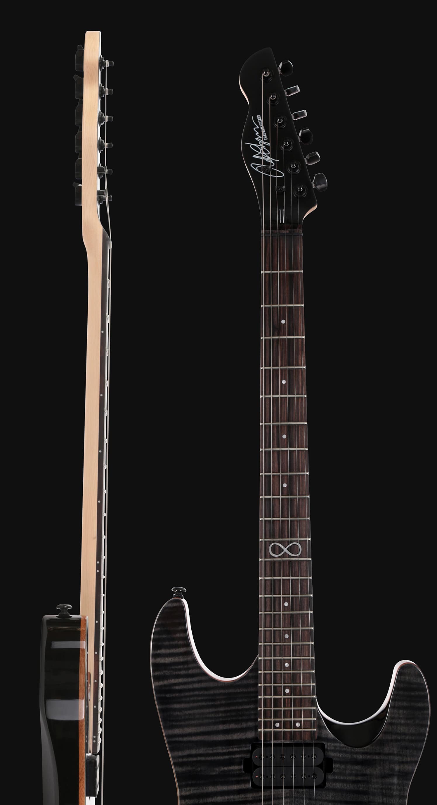 Chapman Guitars Ml1 Standard Modern V2 Hh Ht Eb - Lunar - Guitarra eléctrica de doble corte. - Variation 3