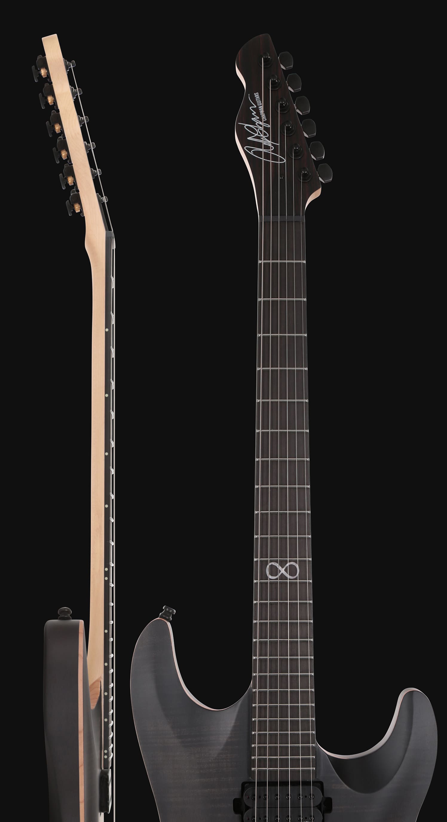 Chapman Guitars Ml1 Pro Modern Hh Ht Eb - Lunar Satin - Elektrische gitaar in Str-vorm - Variation 3