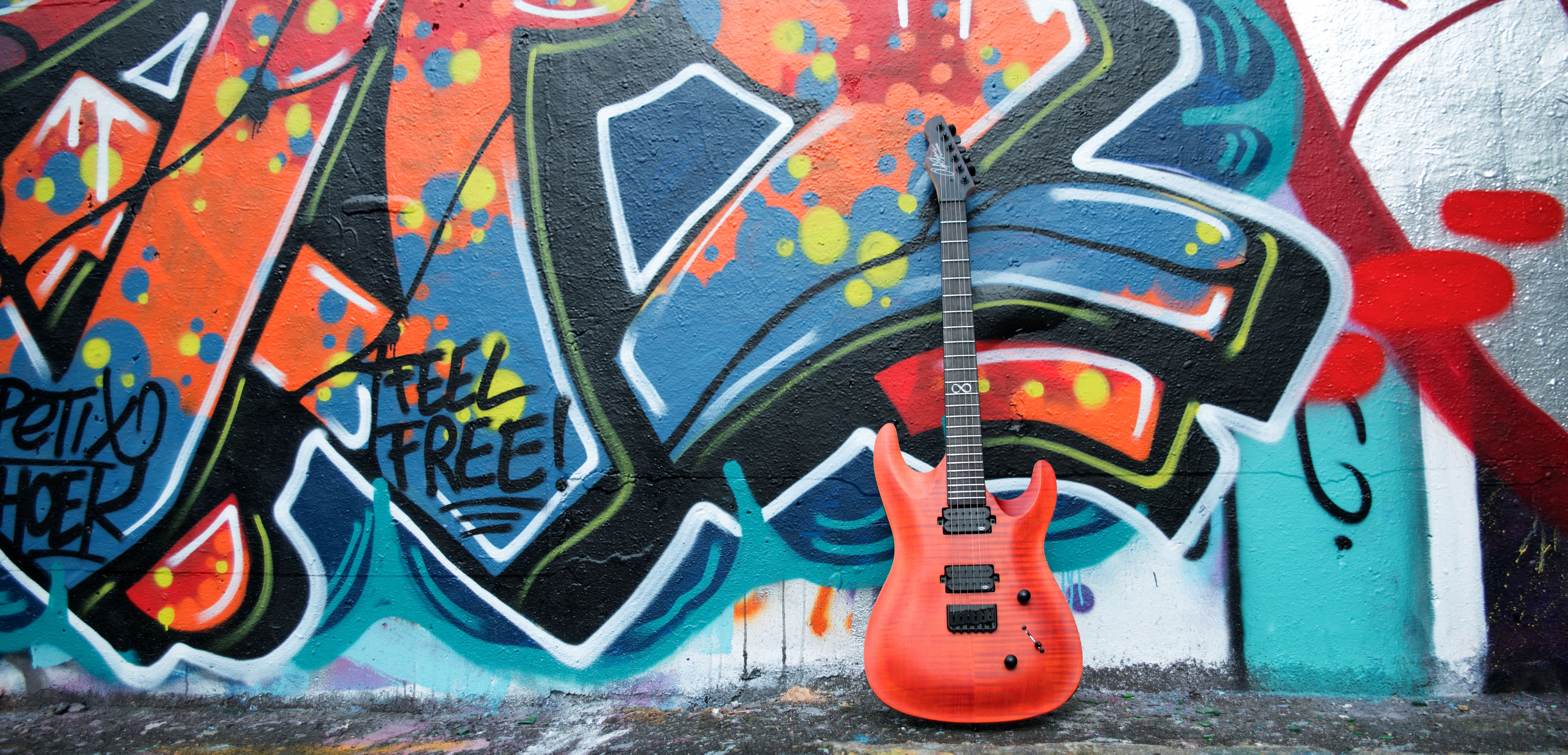 Chapman Guitars Ml1 Pro Modern Hh Ht Eb - Sun Satin - Elektrische gitaar in Str-vorm - Variation 4