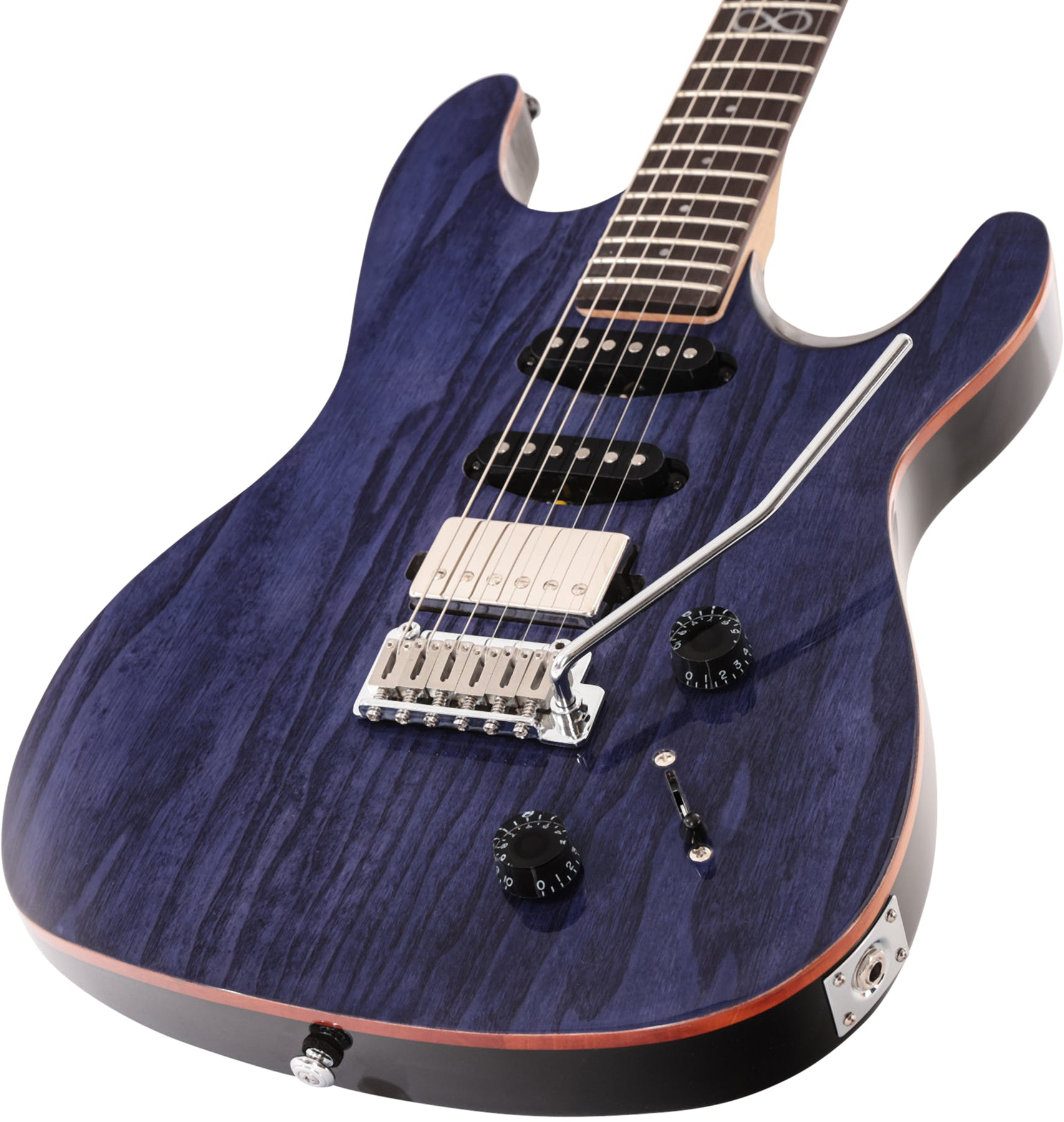 Chapman Guitars Ml1x Hss Trem Eb - Trans Deep Blue - Elektrische gitaar in Str-vorm - Variation 3
