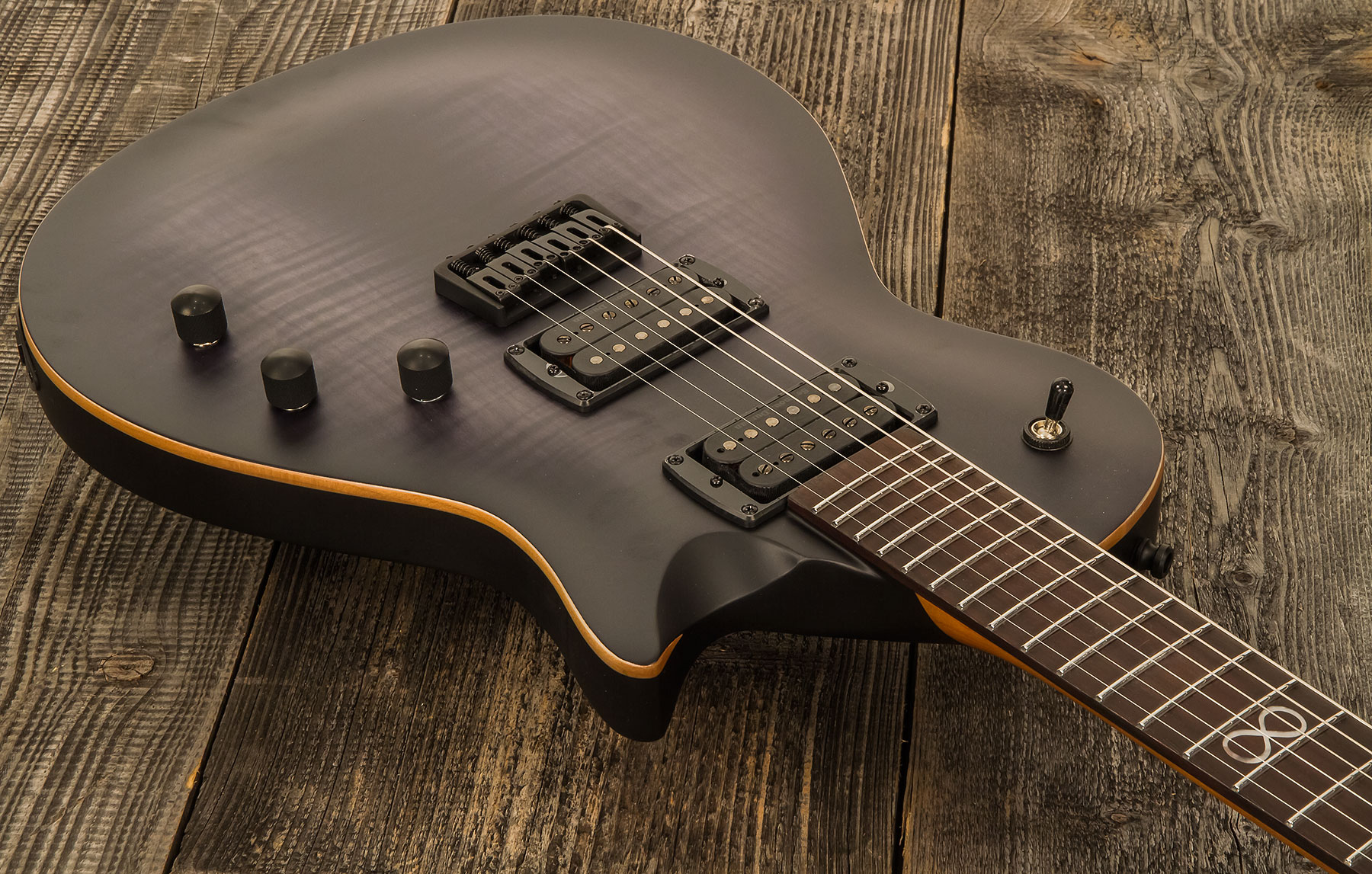 Chapman Guitars Ml2 Pro Modern Hh Seymour Duncan Ht Eb - River Styx Black - Enkel gesneden elektrische gitaar - Variation 1