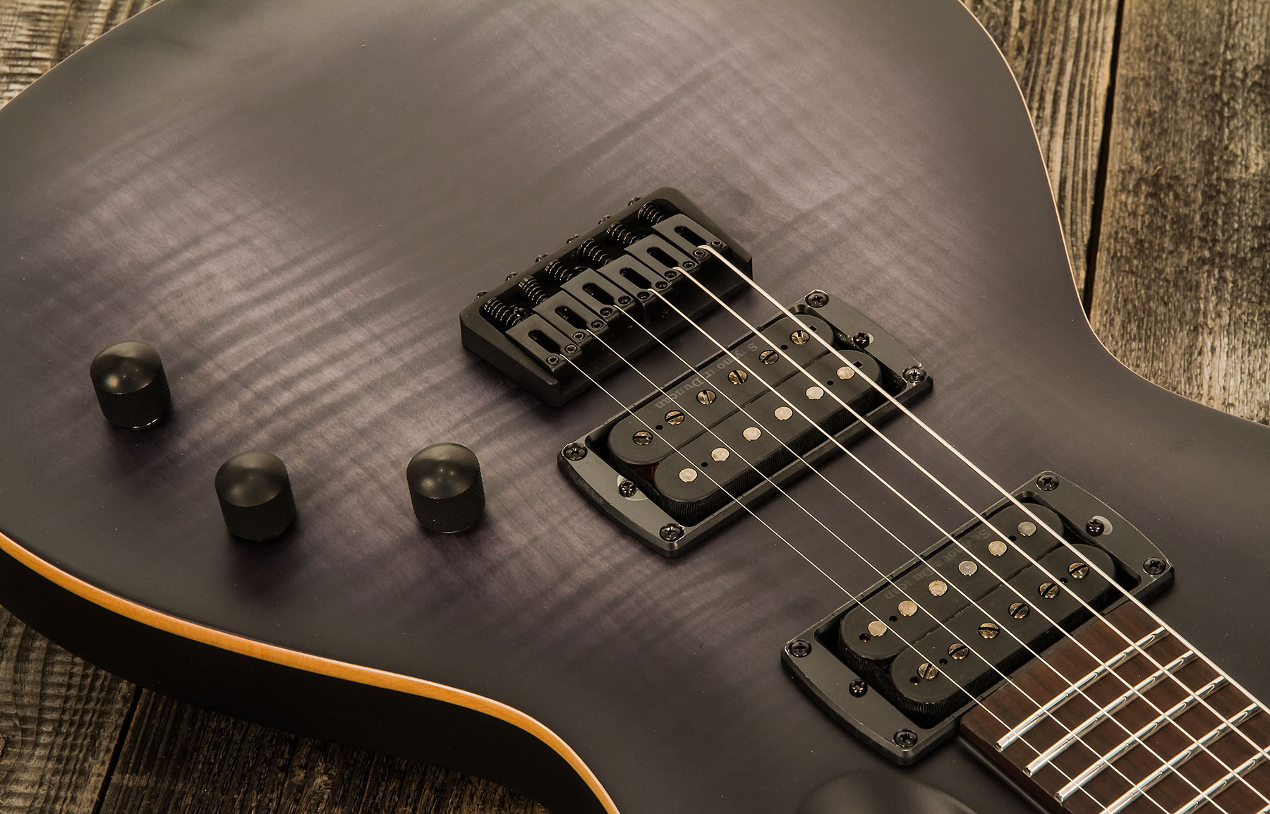 Chapman Guitars Ml2 Pro Modern Hh Seymour Duncan Ht Eb - River Styx Black - Enkel gesneden elektrische gitaar - Variation 3