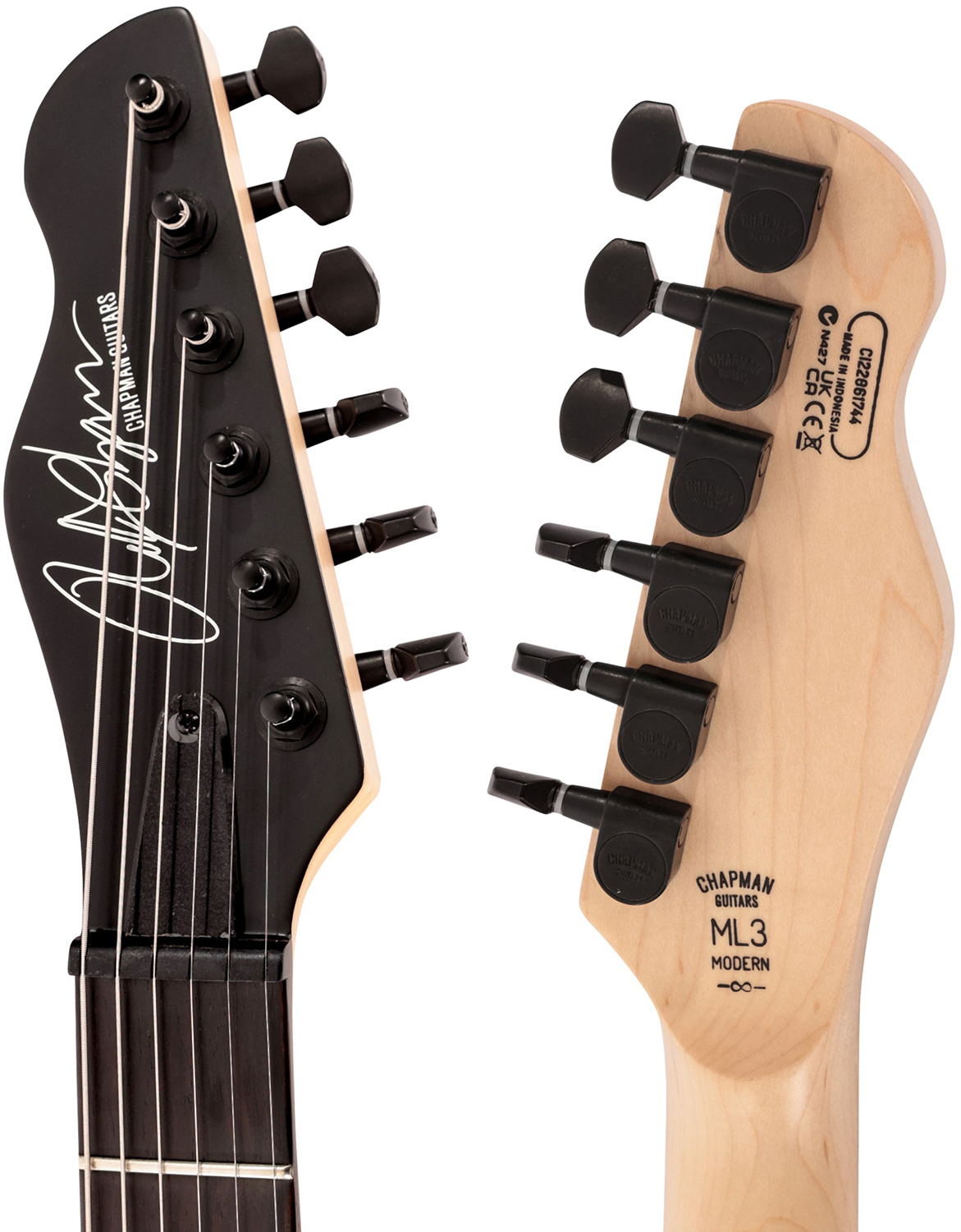 Chapman Guitars Ml3 Modern 2022 Standard 2h Ht Eb - Deep Red Satin - Televorm elektrische gitaar - Variation 4