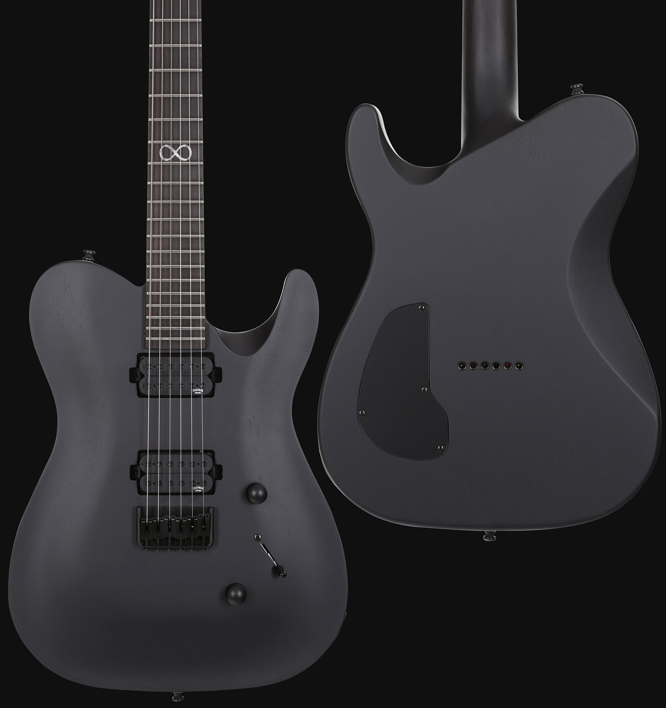 Chapman Guitars Ml3 Pro Modern V2 Hh Ht Eb - Lunar Satin - Televorm elektrische gitaar - Variation 2