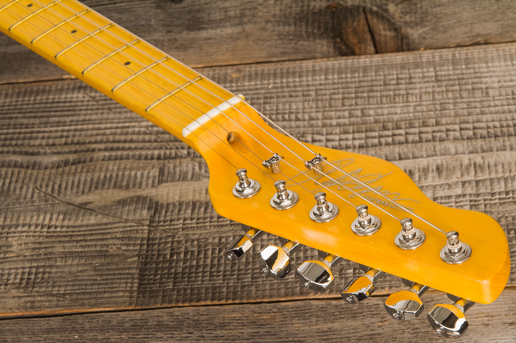 Chapman Guitars Ml3 Traditional Standard Sp90 Ht Mn - Tobacco Ash - Televorm elektrische gitaar - Variation 5