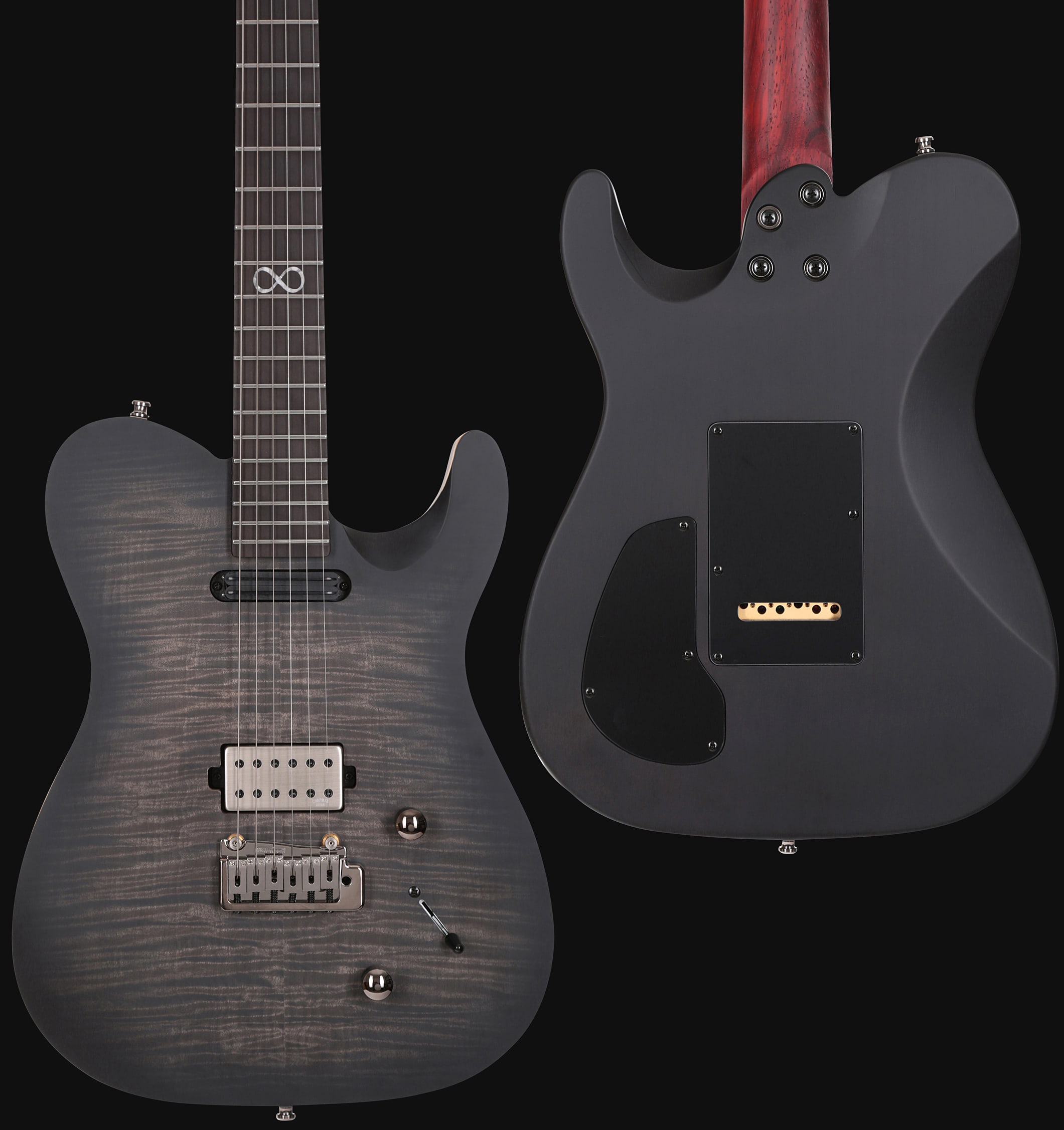 Chapman Guitars Rabea Massaad Ml3 Bea Signature Hh Trem Eb - Smoke Satin - Televorm elektrische gitaar - Variation 2