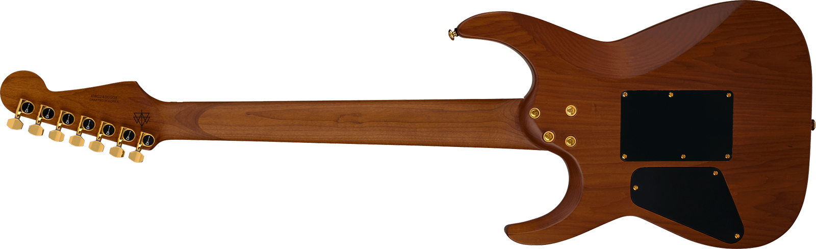 Charvel Angel Vivaldi Dinky Dk24-7 Nova Signature 7c 2h Dimarzio Fr Mn - Natural - Kenmerkende elektrische gitaar - Variation 1