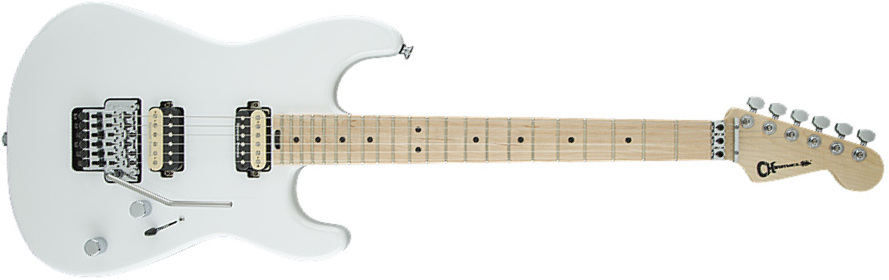 Charvel San Dimas Style 1 Hh Fr M Pro-mod 2h Seymour Duncan Fr Mn - Snow White - Elektrische gitaar in Str-vorm - Main picture