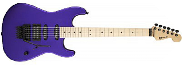 Charvel San Dimas Style 1 Hss Fr M Usa Select Dimarzio Fr Mn - Satin Plum - Elektrische gitaar in Str-vorm - Main picture