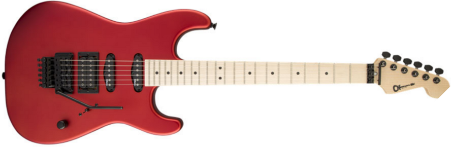 Charvel San Dimas Style 1 Hss Fr M Usa Select Dimarzio Mn - Torred - Elektrische gitaar in Str-vorm - Main picture