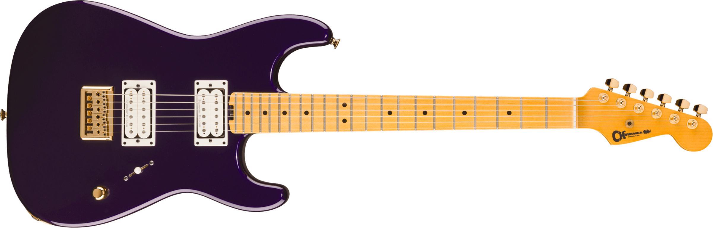 Charvel San Dimas Style 1 Sd1 Hh Ht American Neo Classic 2h Seymour Duncan Ht Mn - Velvet Midnight - Elektrische gitaar in Strat vorm - Main picture