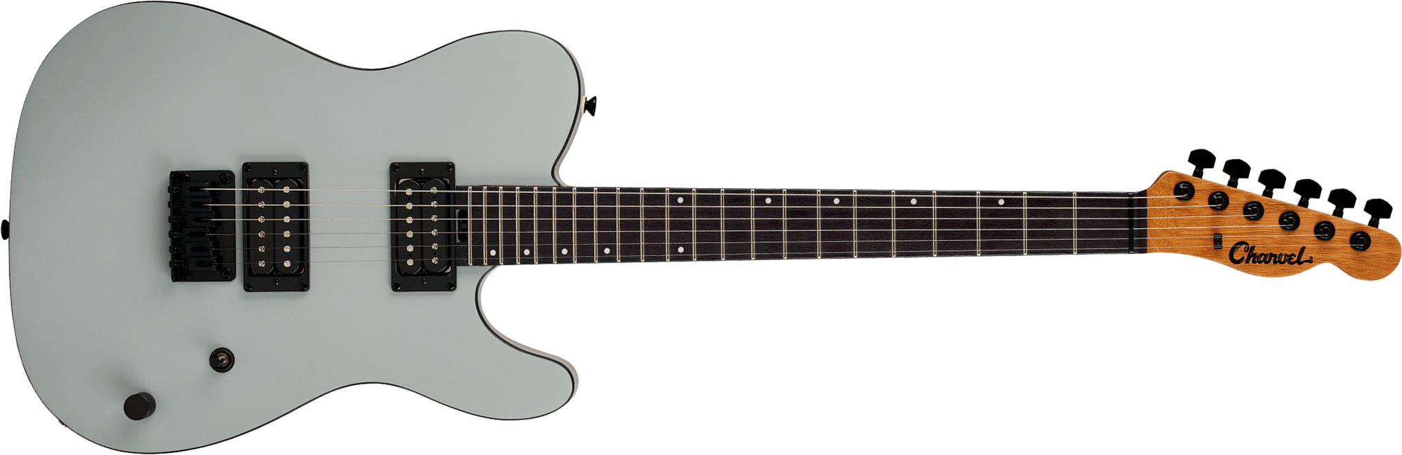 Charvel San Dimas Style 2  Sd2 Hh Ht Ind 2h Ht Ama - Satin Gray - Televorm elektrische gitaar - Main picture