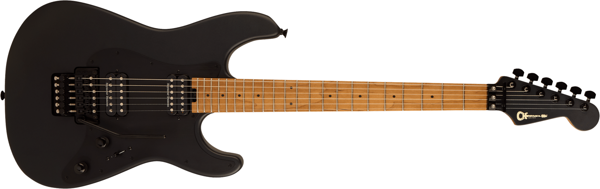 Charvel So-cal Style 1 Hh Fr Pro-mod Plus 2h Seymour Duncan Mn - Scorched Earth - Elektrische gitaar in Strat vorm - Main picture