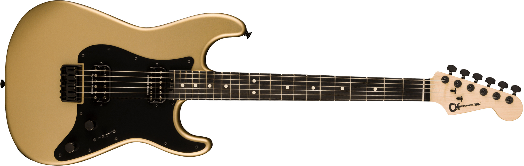 Charvel So-cal Style 1 Hh Ht E Pro-mod 2h Seymour Duncan Eb - Pharaohs Gold - Elektrische gitaar in Str-vorm - Main picture