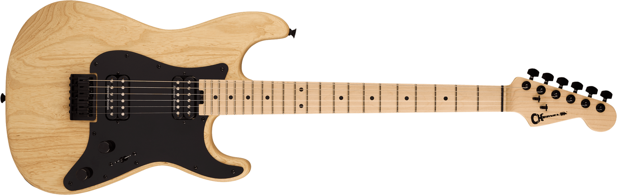 Charvel So-cal Style 1 Hh Ht Mpl Pro-mod 2h Ht Mn - Natural Ash - Elektrische gitaar in Strat vorm - Main picture