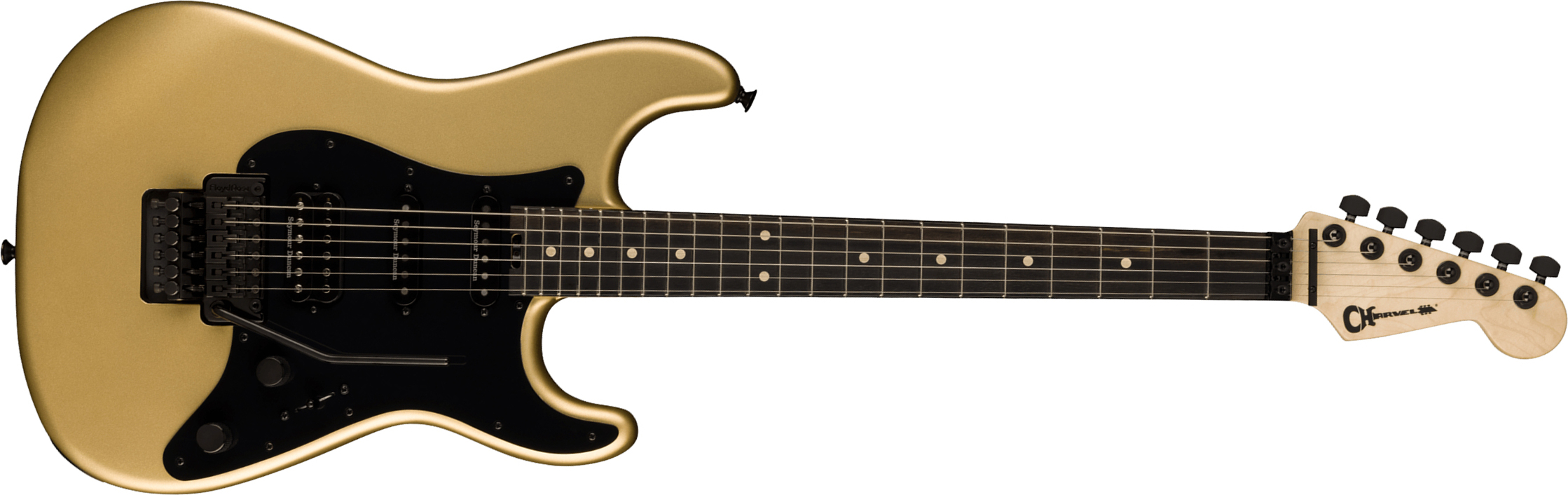 Charvel So-cal Style 1 Hss Fr E Pro-mod Seymour Duncan Eb - Pharaohs Gold - Elektrische gitaar in Str-vorm - Main picture