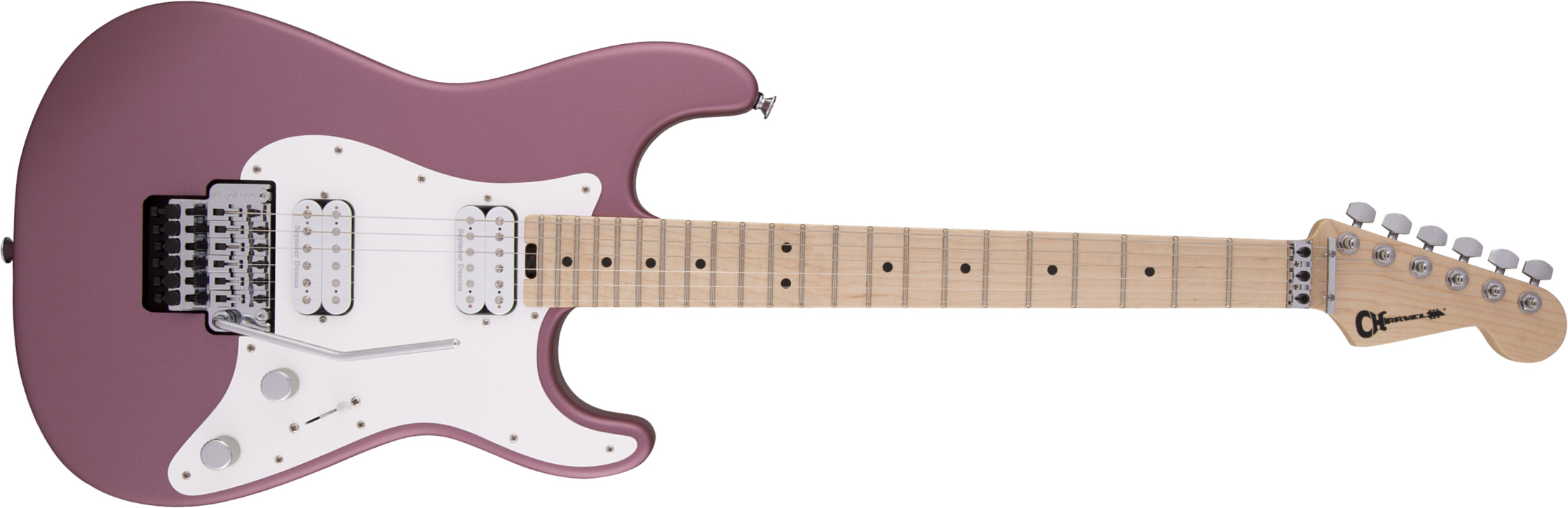 Charvel So-cal Style 1 Pro-mod Hh Fr M Seymour Duncan Mn - Burgundy Mist - Elektrische gitaar in Str-vorm - Main picture