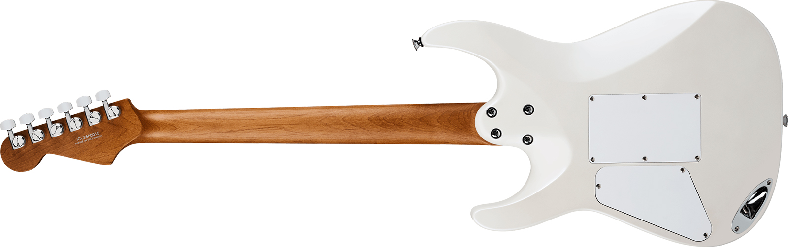 Charvel Dinky Dk24 Hh 2pt Eb Pro-mod Plus 2h Seymour Duncan Trem Eb - Celestial Silk - Elektrische gitaar in Strat vorm - Variation 1