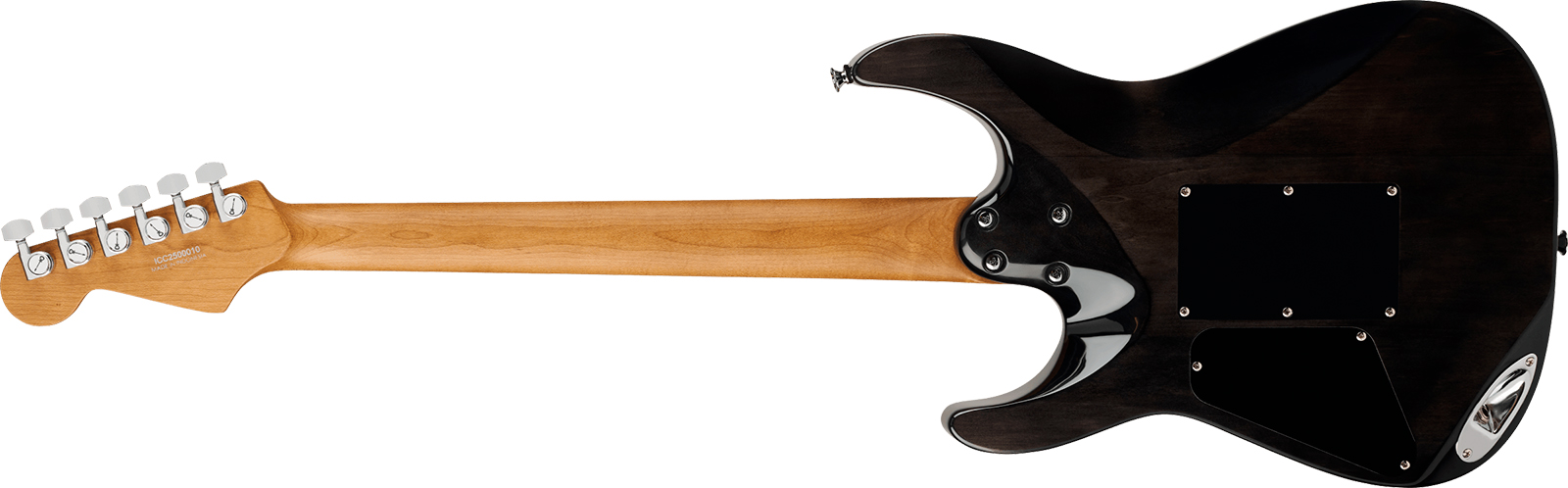 Charvel Dinky Dk24 Hh 2pt Eb Qm Pro-mod Plus 2h Seymour Duncan Trem Eb - Midnight Ocean - Elektrische gitaar in Strat vorm - Variation 1