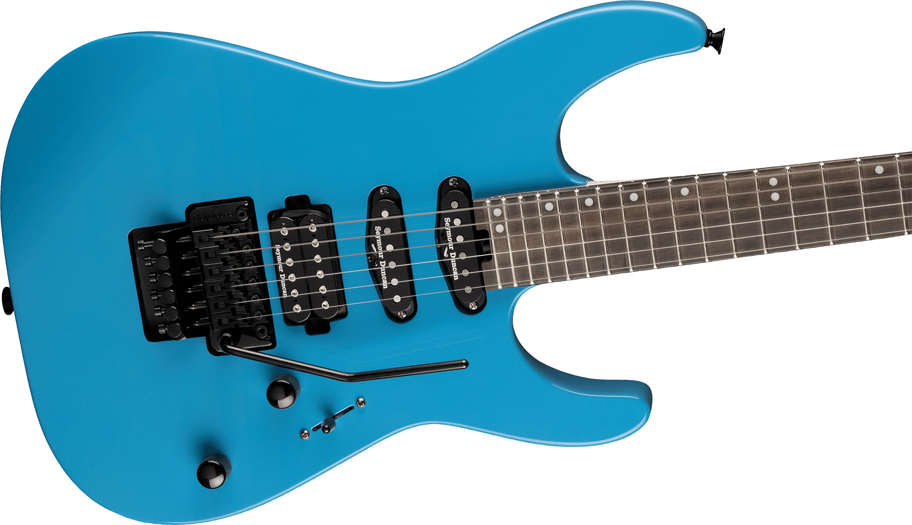 Charvel Dinky Dk24 Hss Fr E Pro-mod Seymour Duncan Eb - Infinity Blue - Elektrische gitaar in Str-vorm - Variation 2