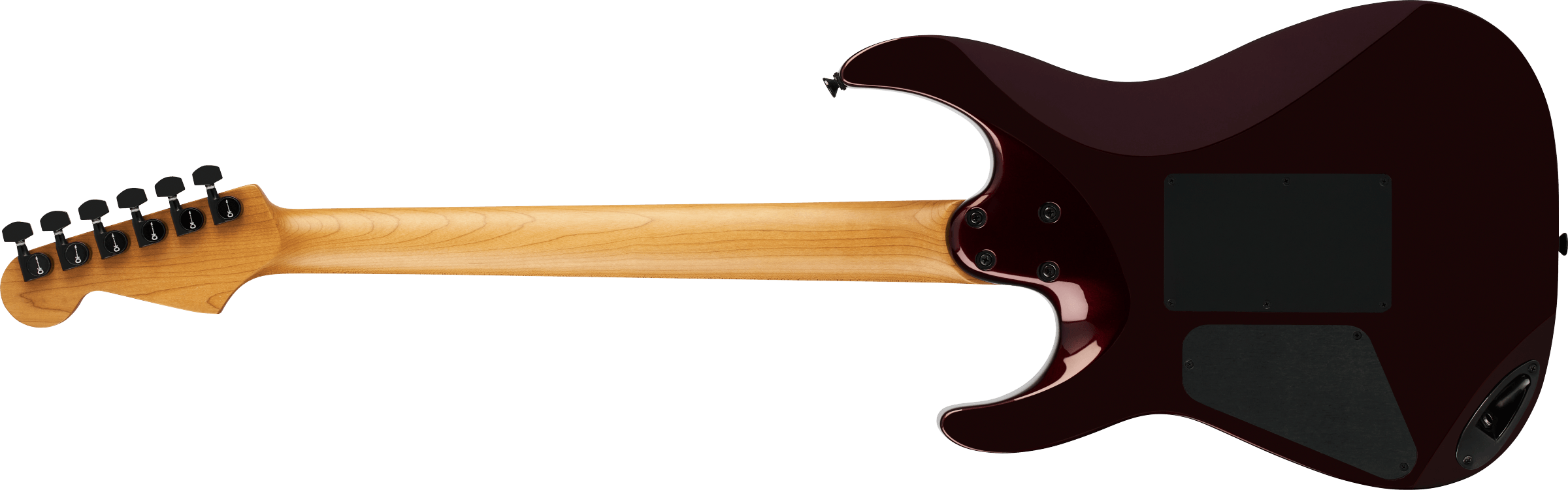 Charvel Dk24 Pro Mod Dinky Plus Hh Fr Eb - Crimson Eclipse - Elektrische gitaar in Strat vorm - Variation 1