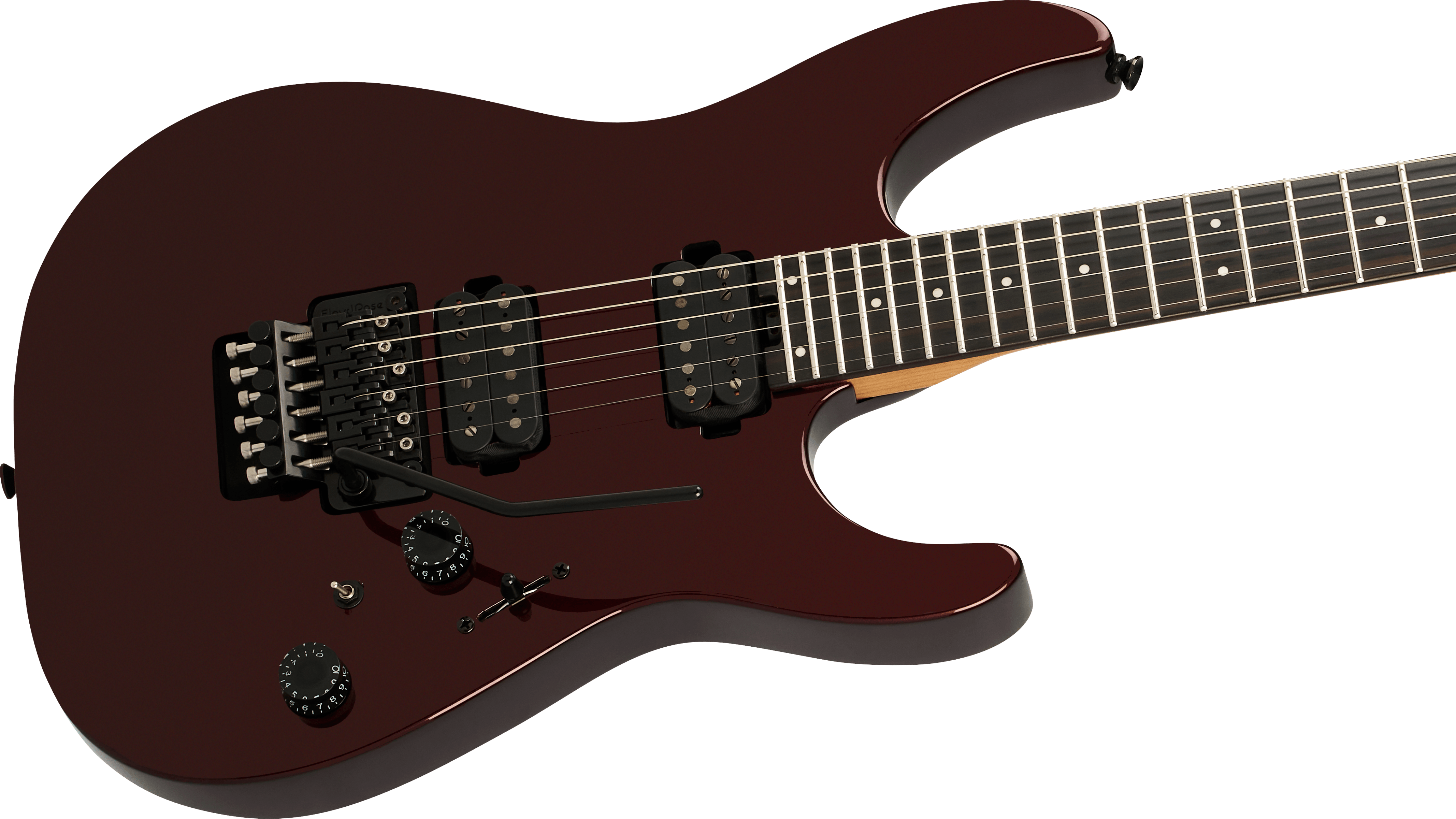 Charvel Dk24 Pro Mod Dinky Plus Hh Fr Eb - Crimson Eclipse - Elektrische gitaar in Strat vorm - Variation 3