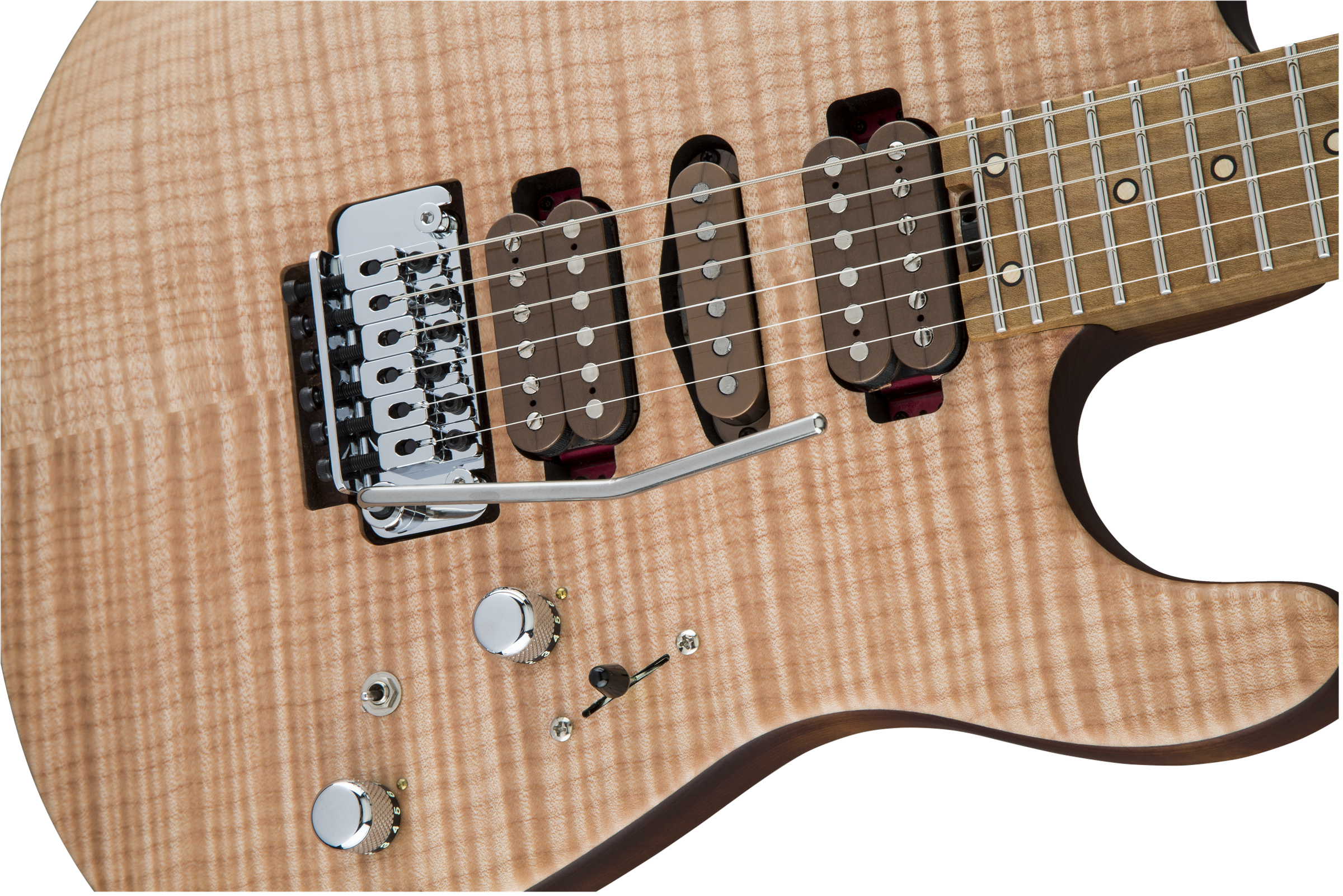 Charvel Guthrie Govan Signature Hsh Flame Maple Trem Mn - Natural - Elektrische gitaar in Str-vorm - Variation 3