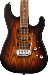 Elektrische gitaar in str-vorm Charvel Guthrie Govan MJ San Dimas SD24 CM - Three-Tone Sunburst