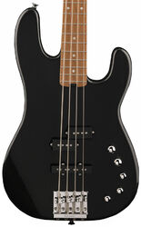 Solid body elektrische bas Charvel Pro-Mod San Dimas Bass PJ IV (MEX, MN) - Metallic black