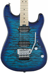 Elektrische gitaar in str-vorm Charvel Pro-Mod San Dimas Style 1 HH FR M QM - Chlorine burst