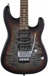 Elektrische gitaar in str-vorm Charvel MJ San Dimas Style 1 HSH FR PF QM (Japan) - Midnight glow