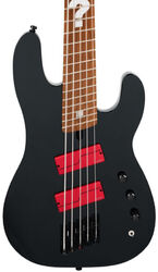 Solid body elektrische bas Charvel Sleep Token III Pro-Mod San Dimas Bass V - black