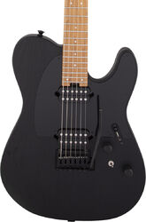 Televorm elektrische gitaar Charvel Pro-Mod So-Cal Style 2 24 HH 2PT CM Ash - Black