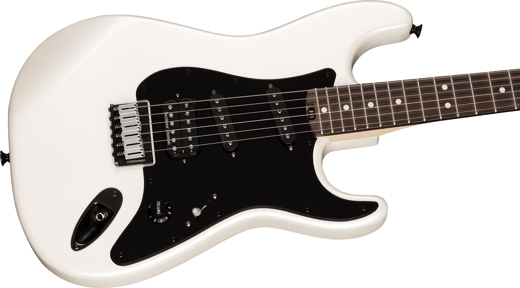 Charvel Jake E Lee So-cal Style 1 Hss Ht Rw Pro-mod Signature Hss S.duncan/dimarzio - Pearl White - Elektrische gitaar in Str-vorm - Variation 2