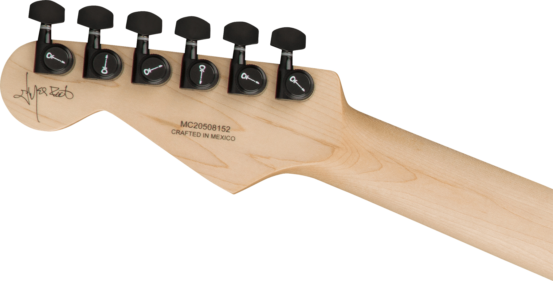 Charvel Jim Root San Dimas Style 1 Hh Fr M Pro-mod Signature 2h Emg Mn - Satin Black - Elektrische gitaar in Str-vorm - Variation 3