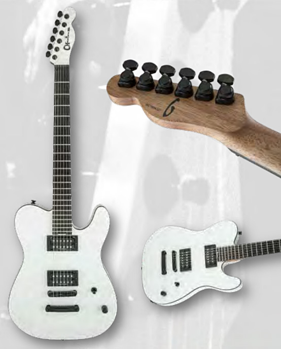 Charvel Joe Duplantier Pro-mod Style 2 Signature - Satin White - Televorm elektrische gitaar - Variation 2